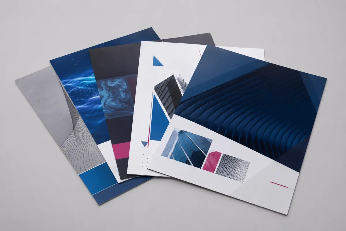 Professionally printed A5 leaflets and flyers on different paper stocks