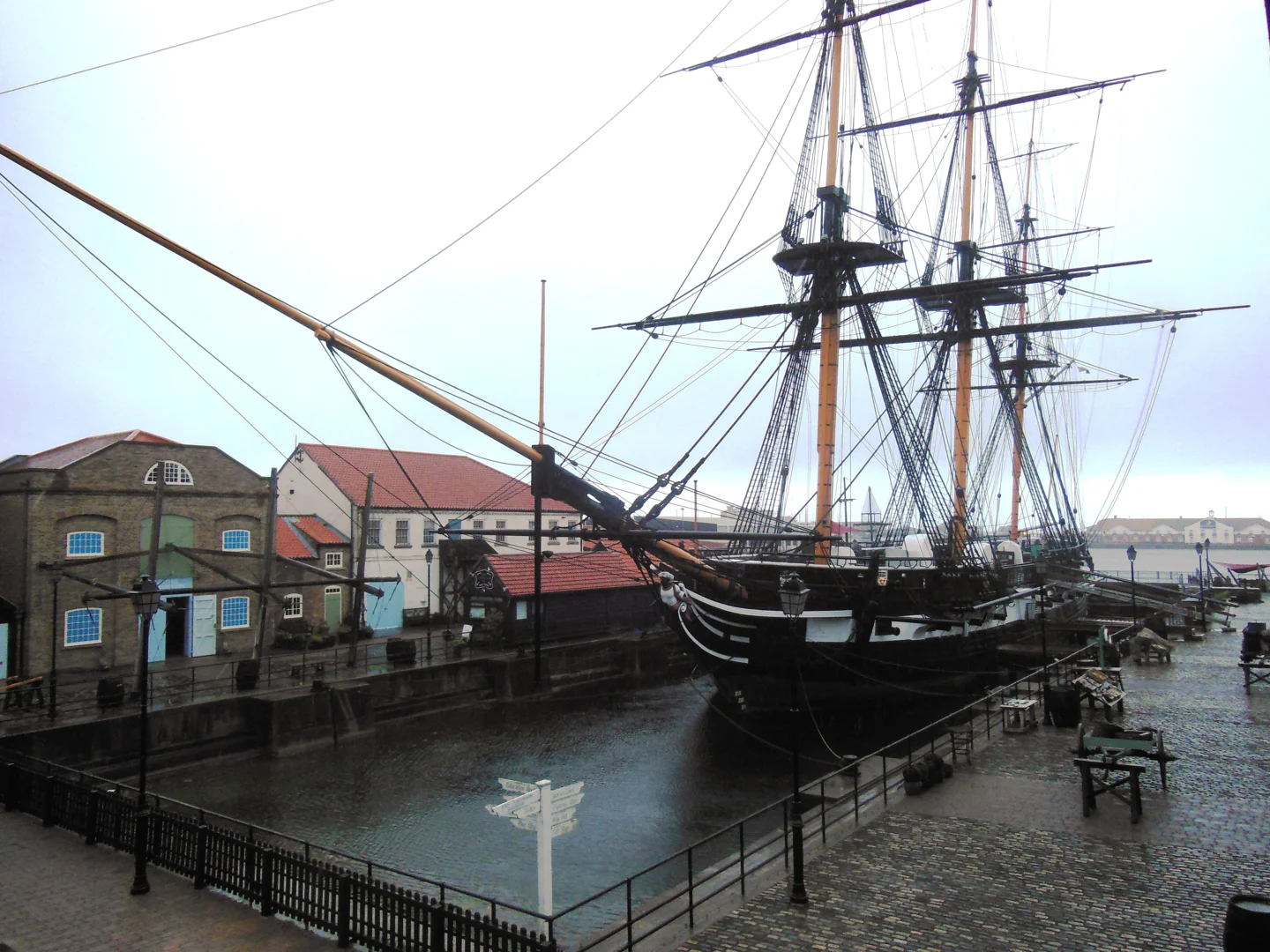 HMS Trincomalee in Hartlepool’s historic dockyard